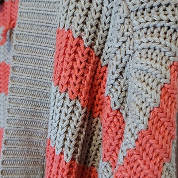 Sonoma Striped Open Cardigan Knit Sweater Size XL - Picture 9 of 9